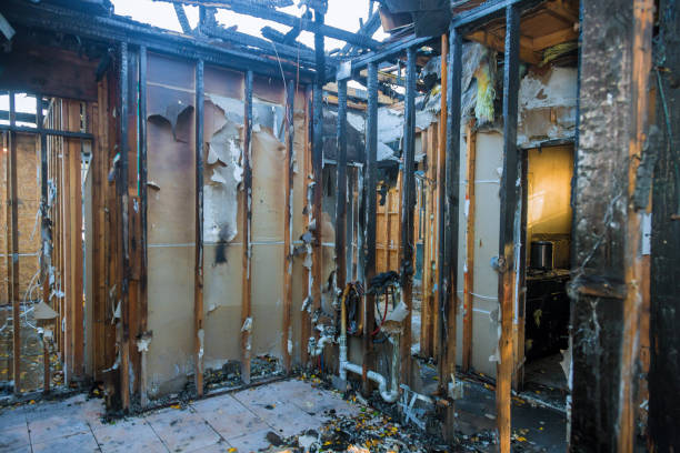 Professional Fire Damage Repair technician working in Lake Zurich, IL
